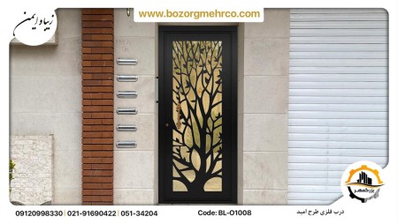 The latest design of the metal door of the yard, parking lot, lobby and villa