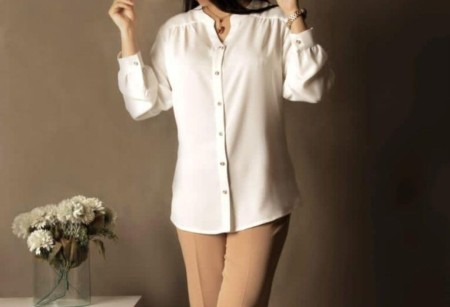 شومیز زنانه طرح دار هانی