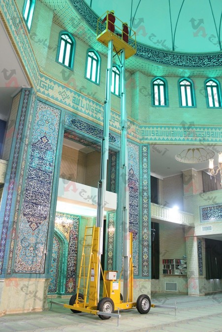 EHDL two-person mobile electrohydraulic lift