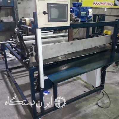 Automatic cutting of air filter mesh. behan-technique.ir