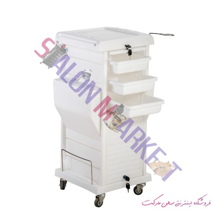 2018 model hairdressing trolley with lock