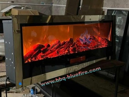 Production of electric fireplace, production of electric fireplace, touch electric fireplace