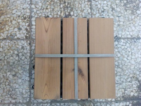 Thermowood wooden tile