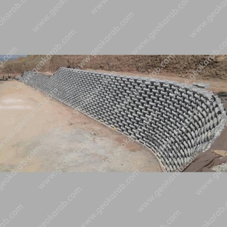 Concrete flowerbox or concrete flower pot