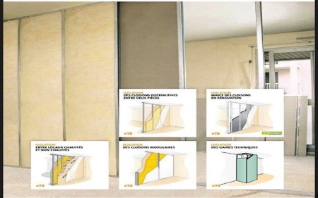 Wall sound insulation with 100% sound