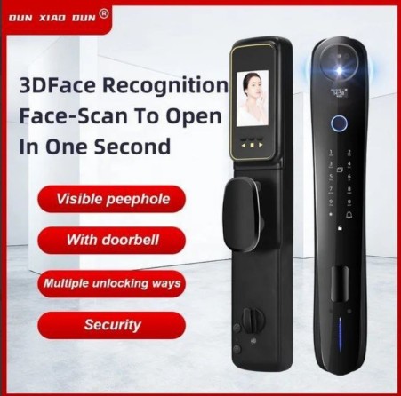Face recognition intelligent digital handle