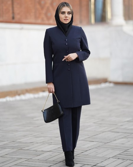 مانتوشلوار اداری فیونا یقه هفت