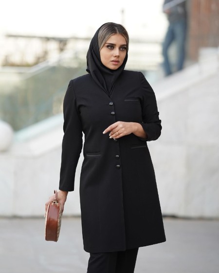 مانتوشلوار اداری فیونا یقه هفت