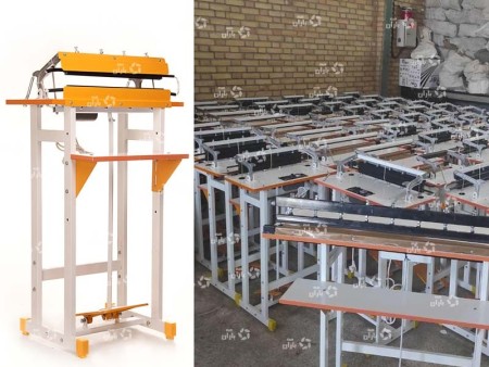 Pedal plastic press sewing machine for packaging