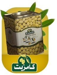 Tinned olives, net weight 10 kg, brand Comzeit