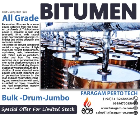 فروش انواع قیر ساختمانی و راهسازی (داخلی ،صادراتی)