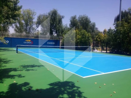 اجرای تخصصی زمین تنیس هاردکورت در باشگاه