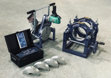 Polyethylene pipe manual welding machine