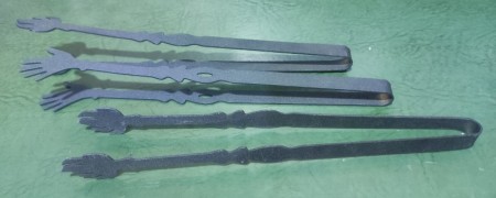 Size 25 charcoal tweezers or tongs