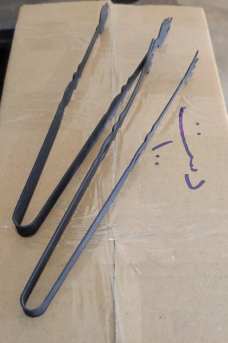 Size 25 charcoal tweezers or tongs