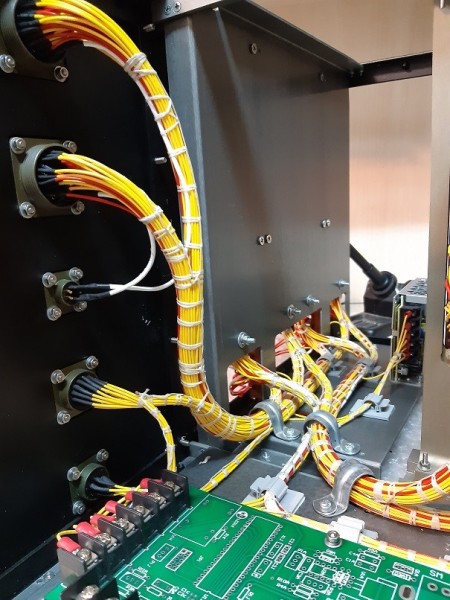 Electronic board assembly, IC BGA automatically and manually, connector assembly and cabling.