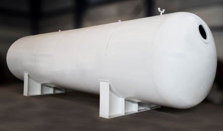 Ammonia gas tank (NH3)