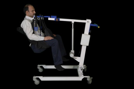 Electric patient lift for car, home and bathroom