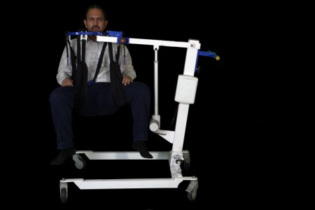 Electric patient lift for car, home and bathroom