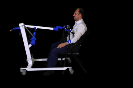 Manual patient lift for home and car