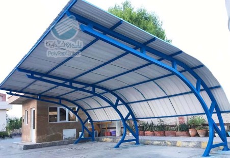 Covering the roof of the parking lot and the car canopy