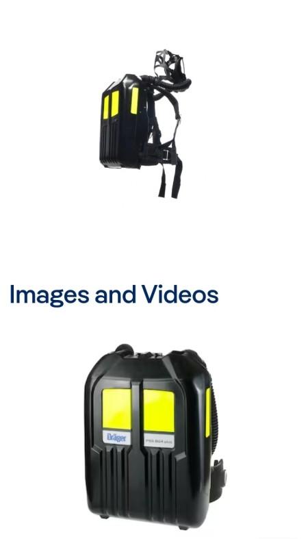 Drager BG4 and BG4 plus respirator