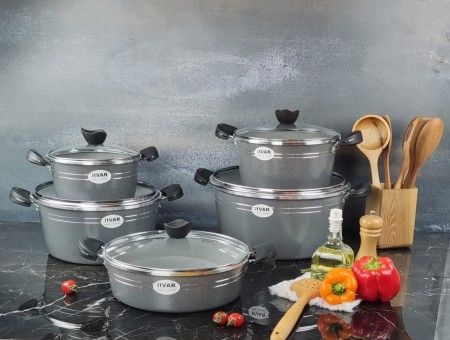 ژیوار تولید کننده ظروف گرانیتی نچسب