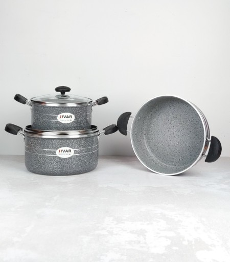 ژیوار تولید کننده ظروف گرانیتی نچسب