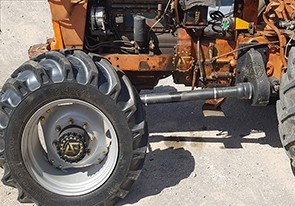 Front differential for Romanian tractors
