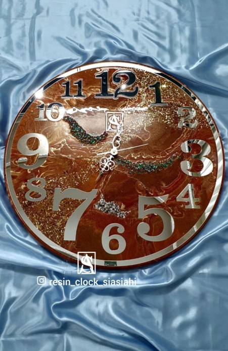 Resin wall clock