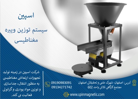 Magnetic vibration weighing system