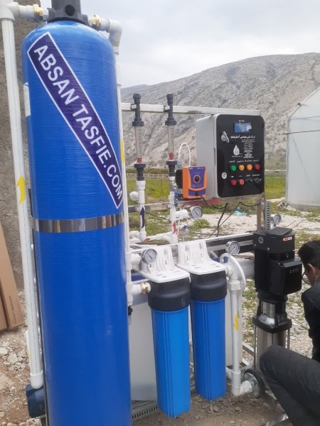 تصفیه آب صنعتی با ظرفیت 5000 لیتر در شبانه روز