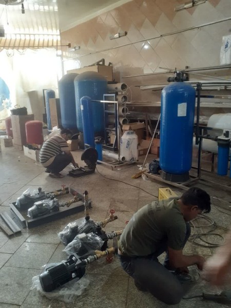 تصفیه آب صنعتی با ظرفیت 5000 لیتر در شبانه روز