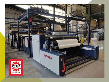 Installation and operation of laminate sack machine
