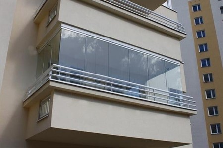 The price of cheap folding rail balcony glass
