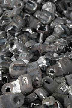 Cast iron fittings of electricity distribution network