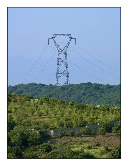 Metal base - lattice mast (mesh)