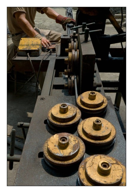 Square reinforced concrete power base