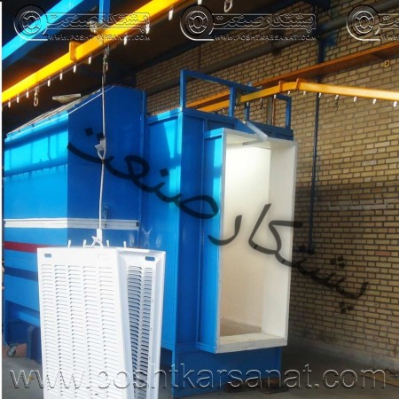 کوره های پخت رنگ الکترواستاتیک