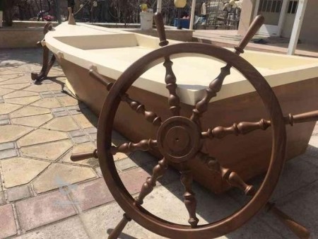 Boat design flower box