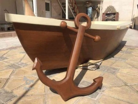 Boat design flower box