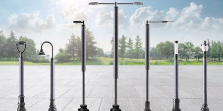 Base of street lighting/optical tower/tube lamp base