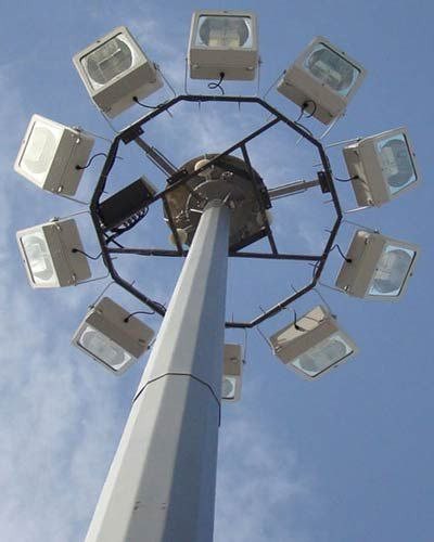 Base of street lighting/optical tower/tube lamp base