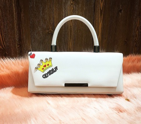 کیف دوشی زنانه چرم مدل مروارید