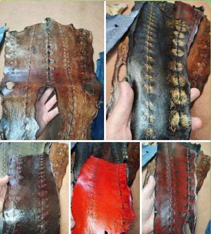 Sturgeon leather