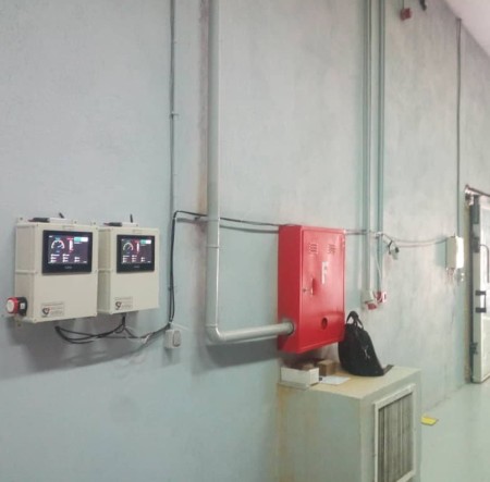 Refrigerated temperature thermograph