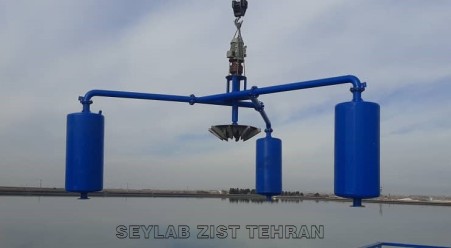 Surface floating aerator of sewage