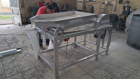 دستگاه الک صنعتی گندم و غلات | با گارانتی معتبر