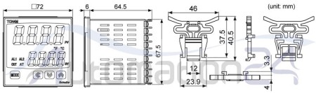 Thermostat Atonics TCN4M-24R