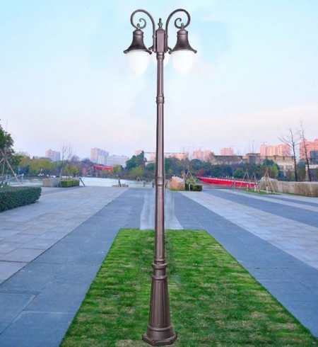 Major production and export of street and park light poles